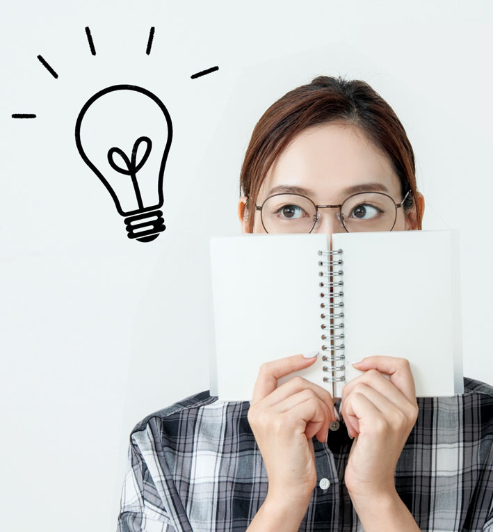 アイディアが閃いた